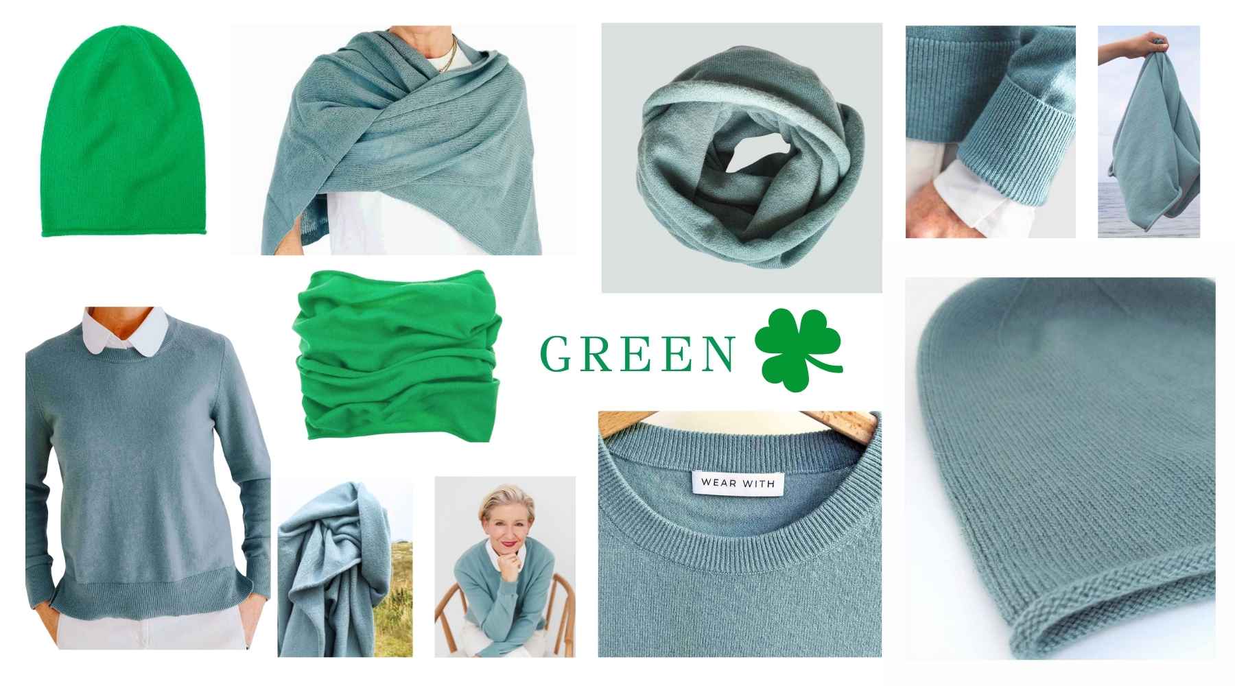 How to Combine Green: Styling Luxury Cashmere for Timeless Elegance this St Patricks Day