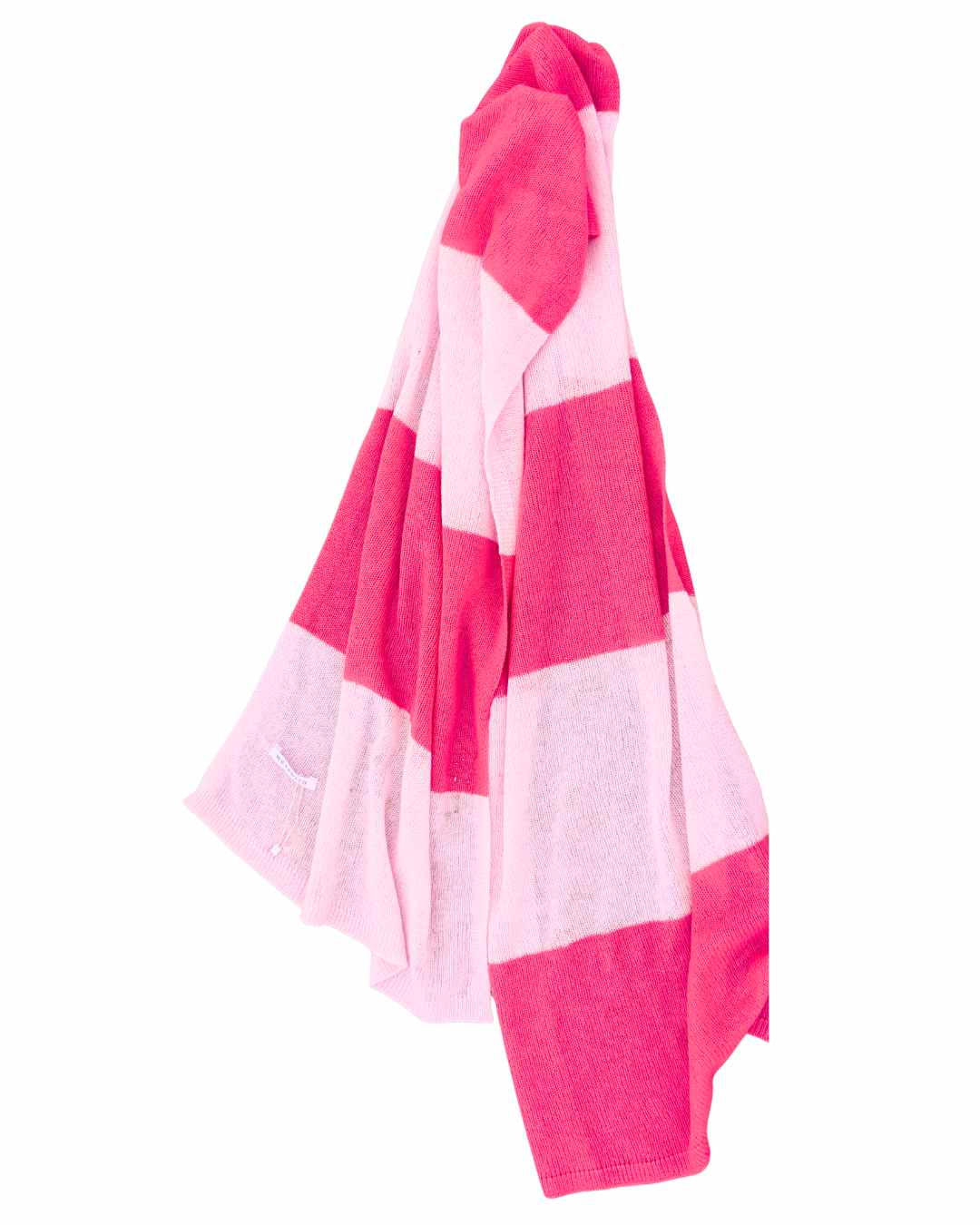 Pure Cashmere Featherlight Scarf, Wrap & Travel Scarf - Striped - Wear With Cashmere