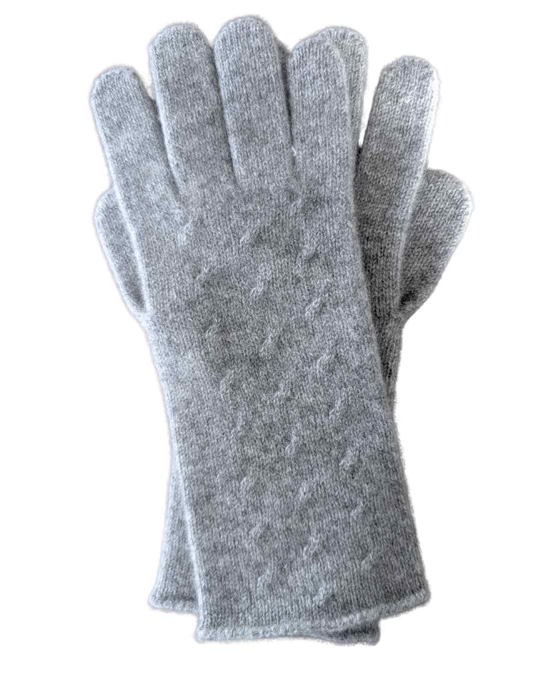 grey cashmere gloves from Ireland
