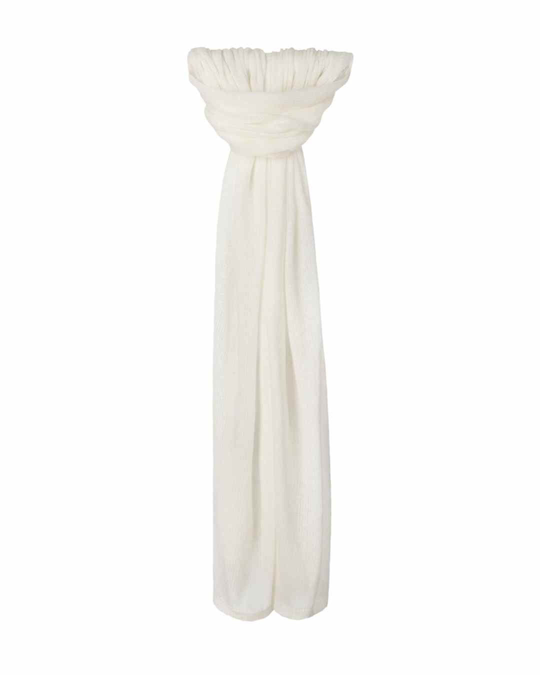 Ivory white extra large cashmere travel scarf organic Mongolian cashmere