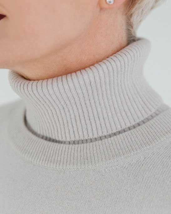 malt cashmere rollneck