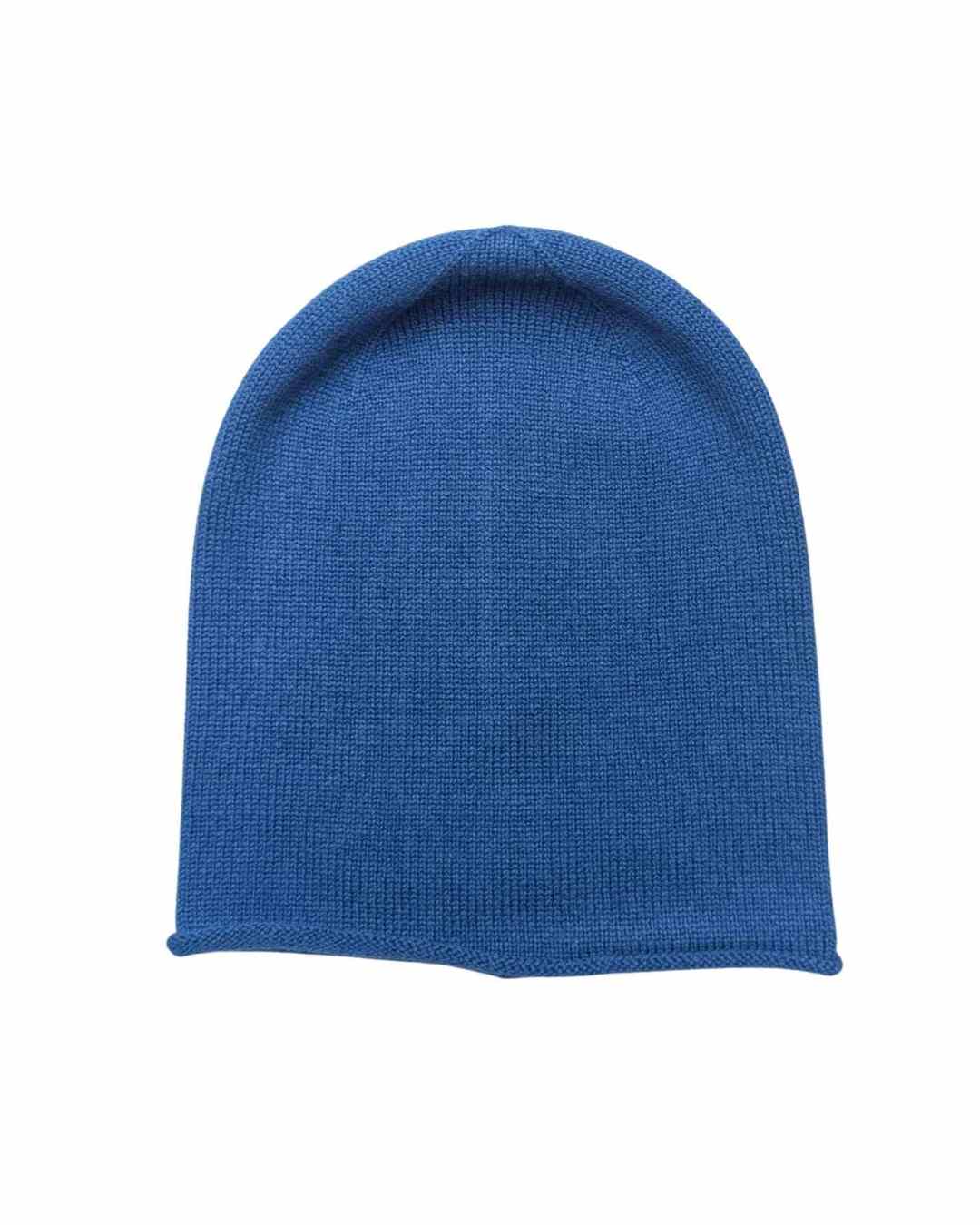 Ocean BLue Pure Cashmere Hats for women