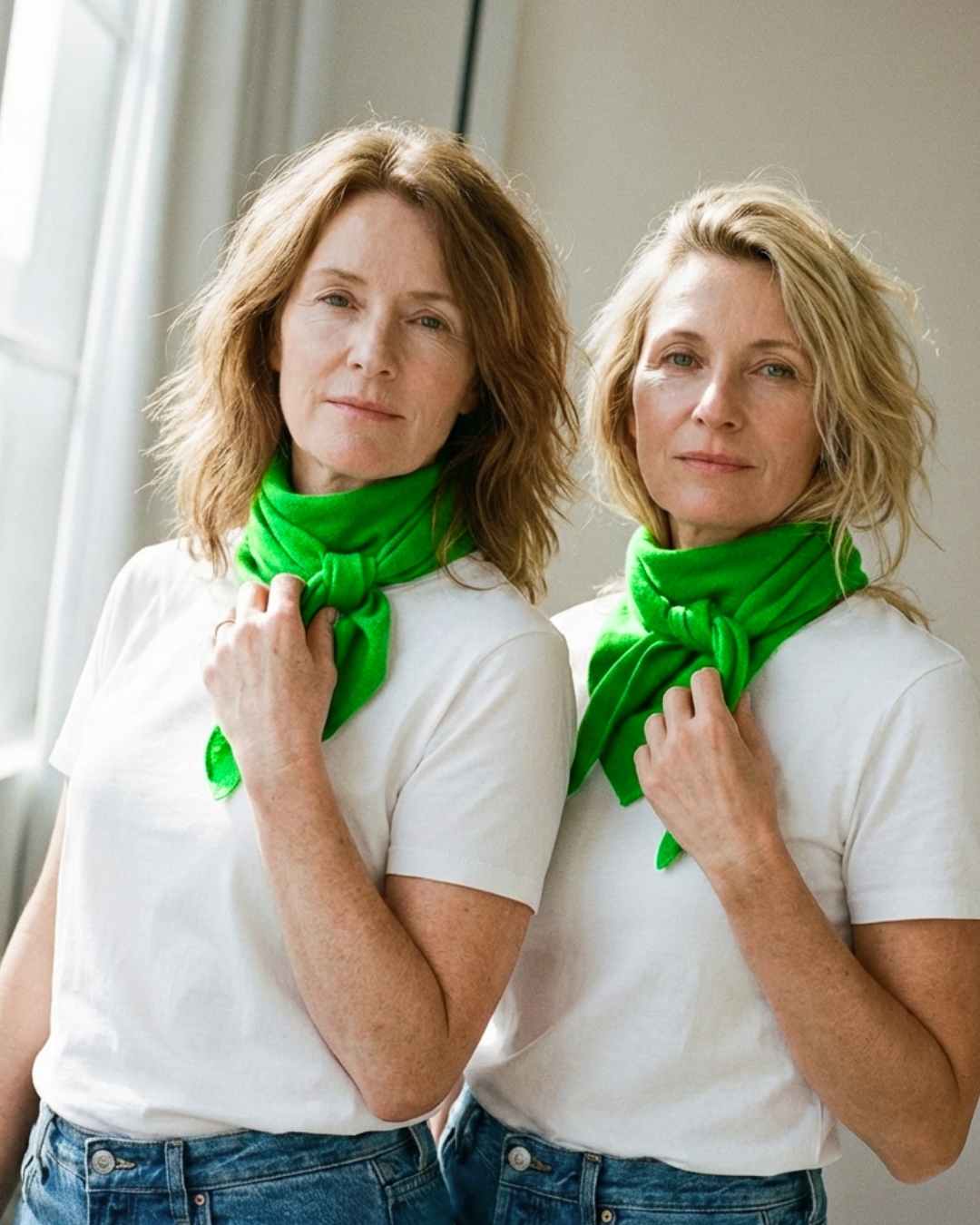 Irish Green Bandana Scarves for women