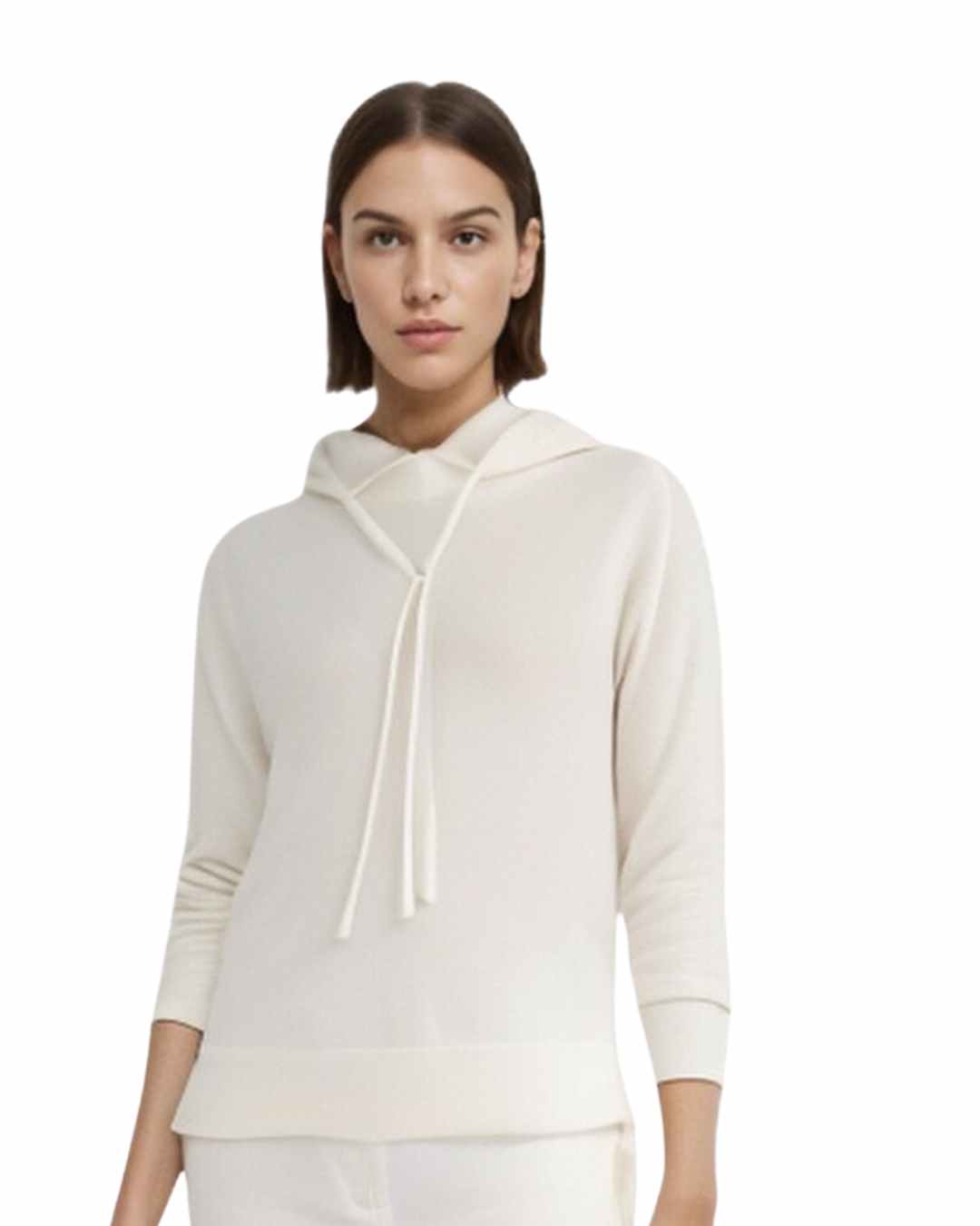 wear with cashmere hoodie