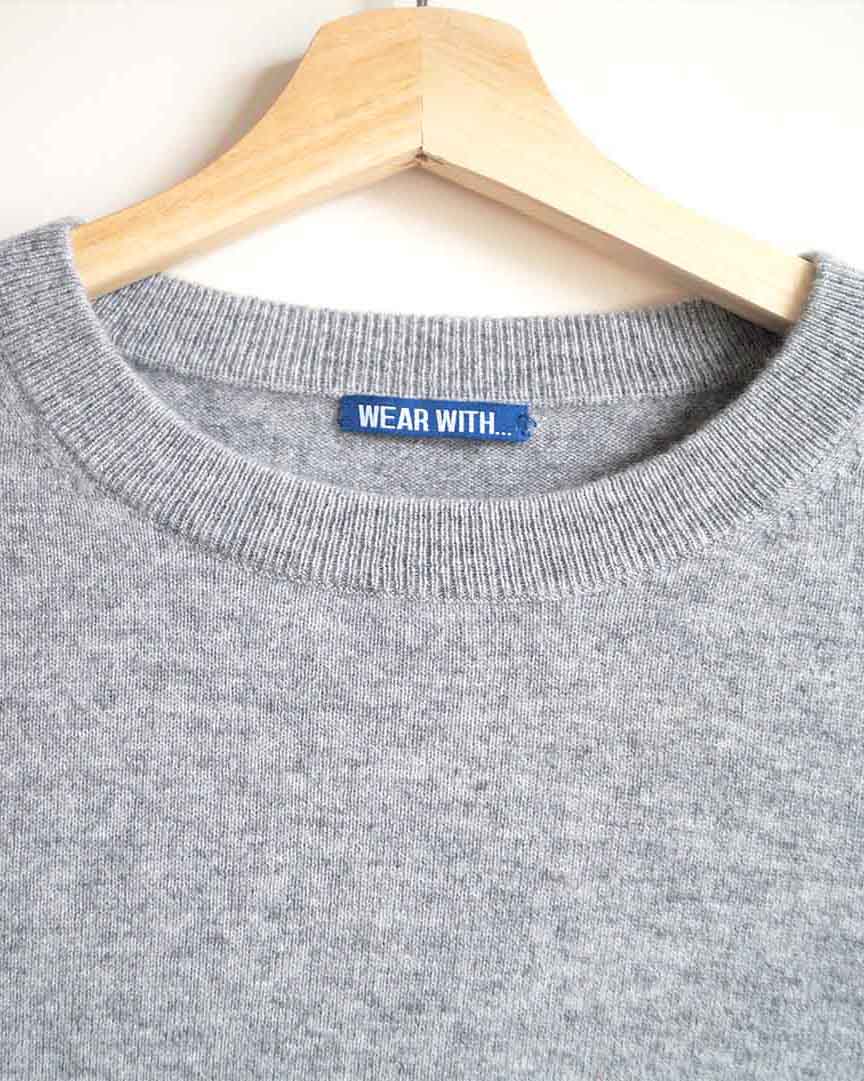 cashmere jumper grey