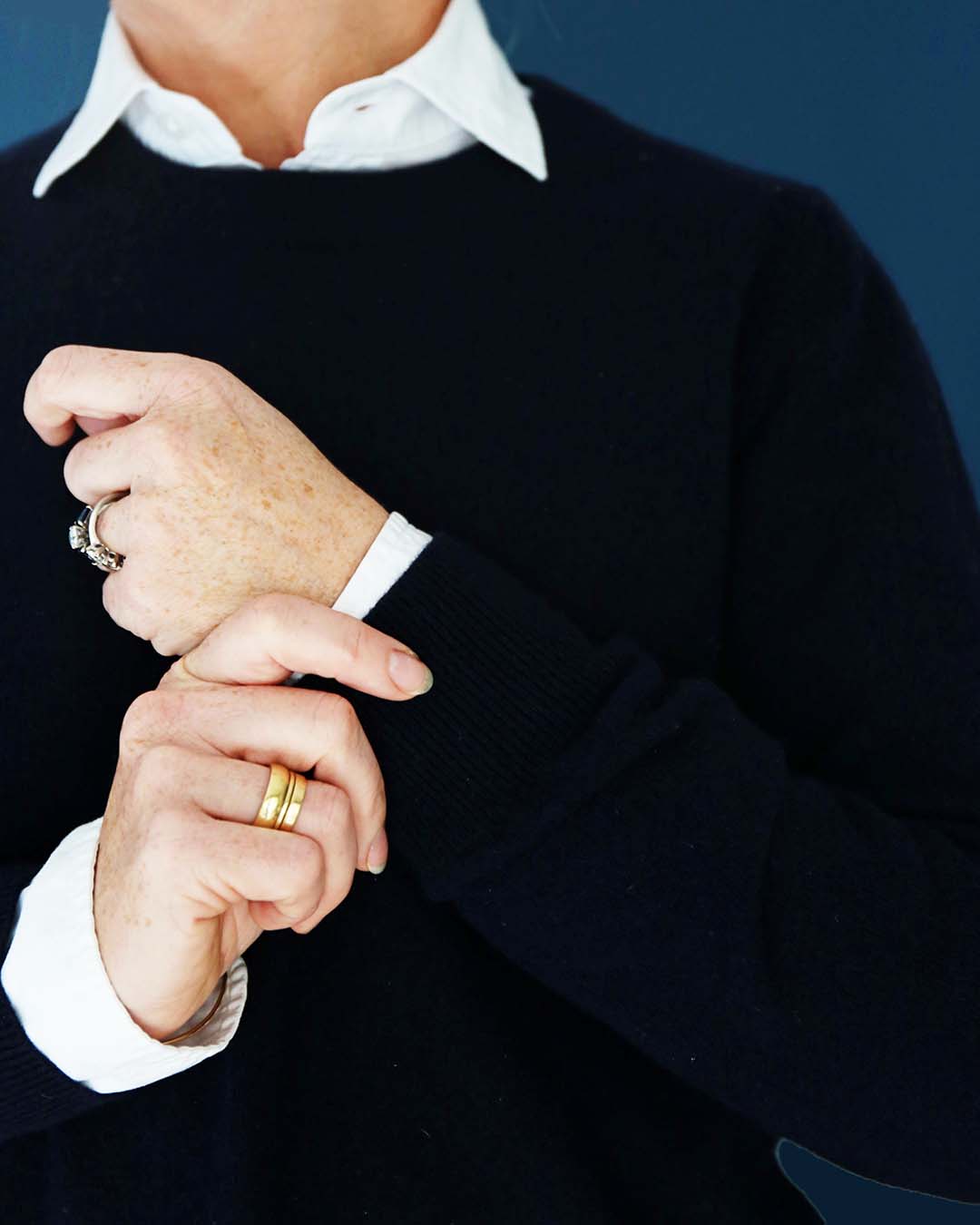 wearwith cashmere sweater with collar
