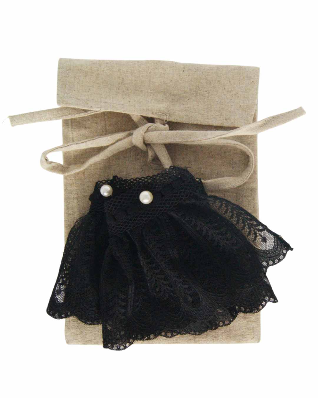 black lace shirt cuffs