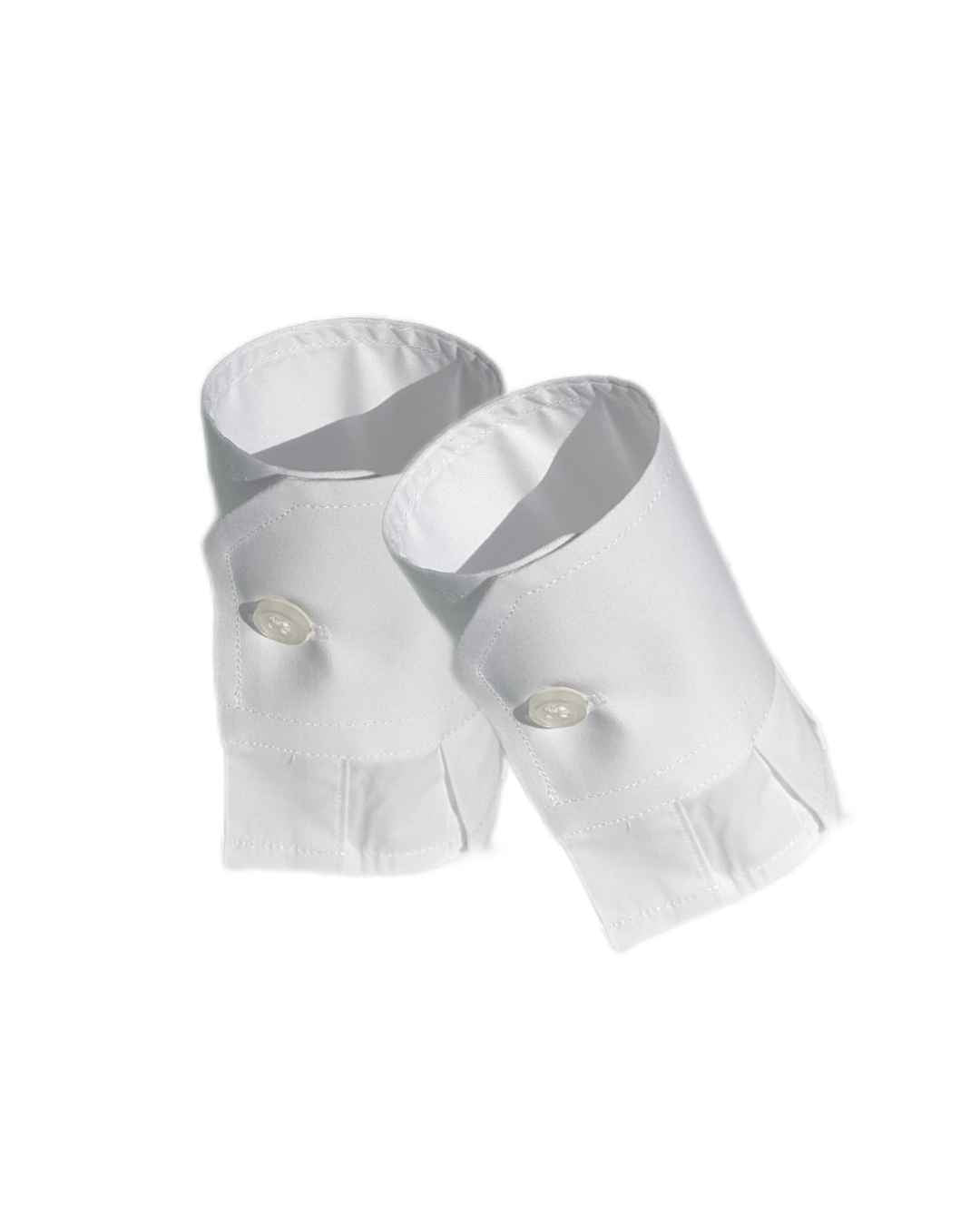cotton white fake shirt cuffs