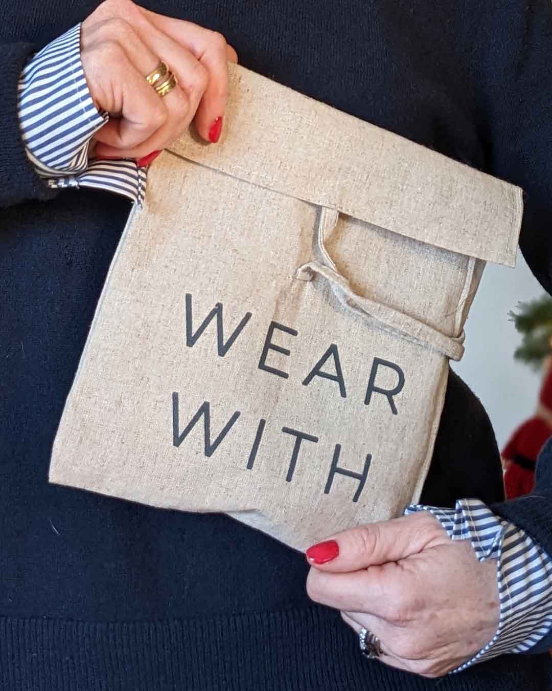 wearwith linen gift bag