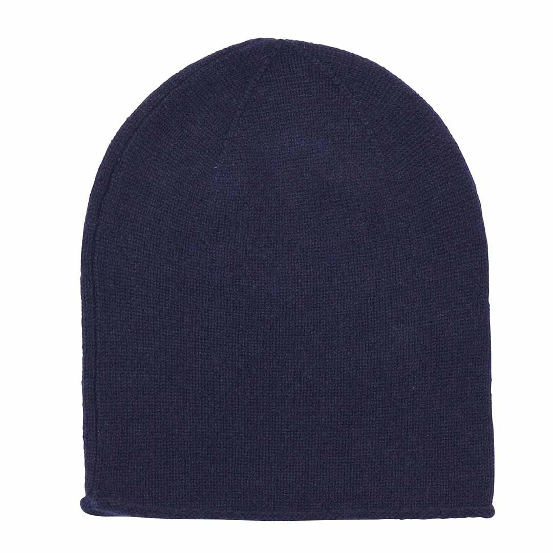 Navy Cashmere Hat