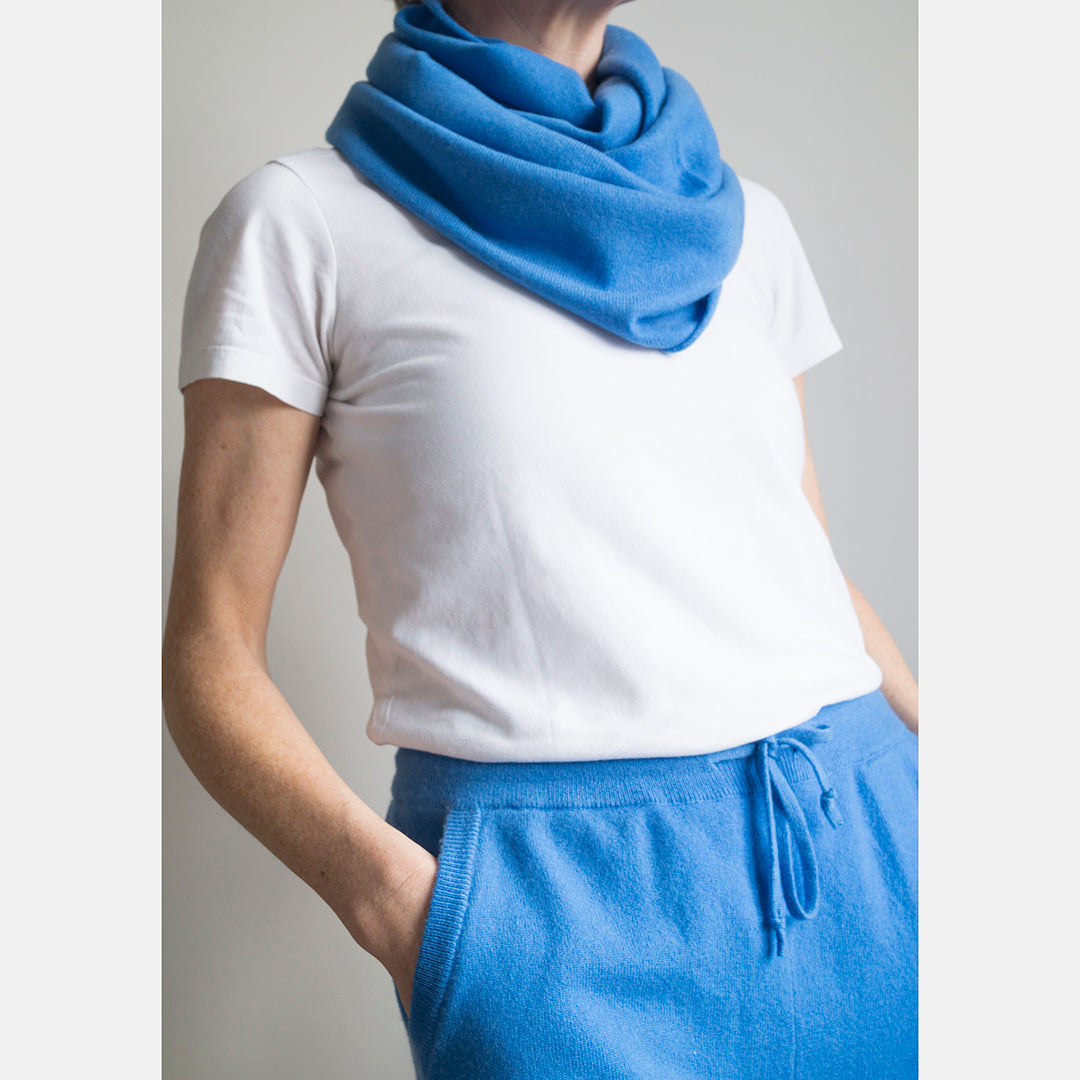 cashmere shorts blue