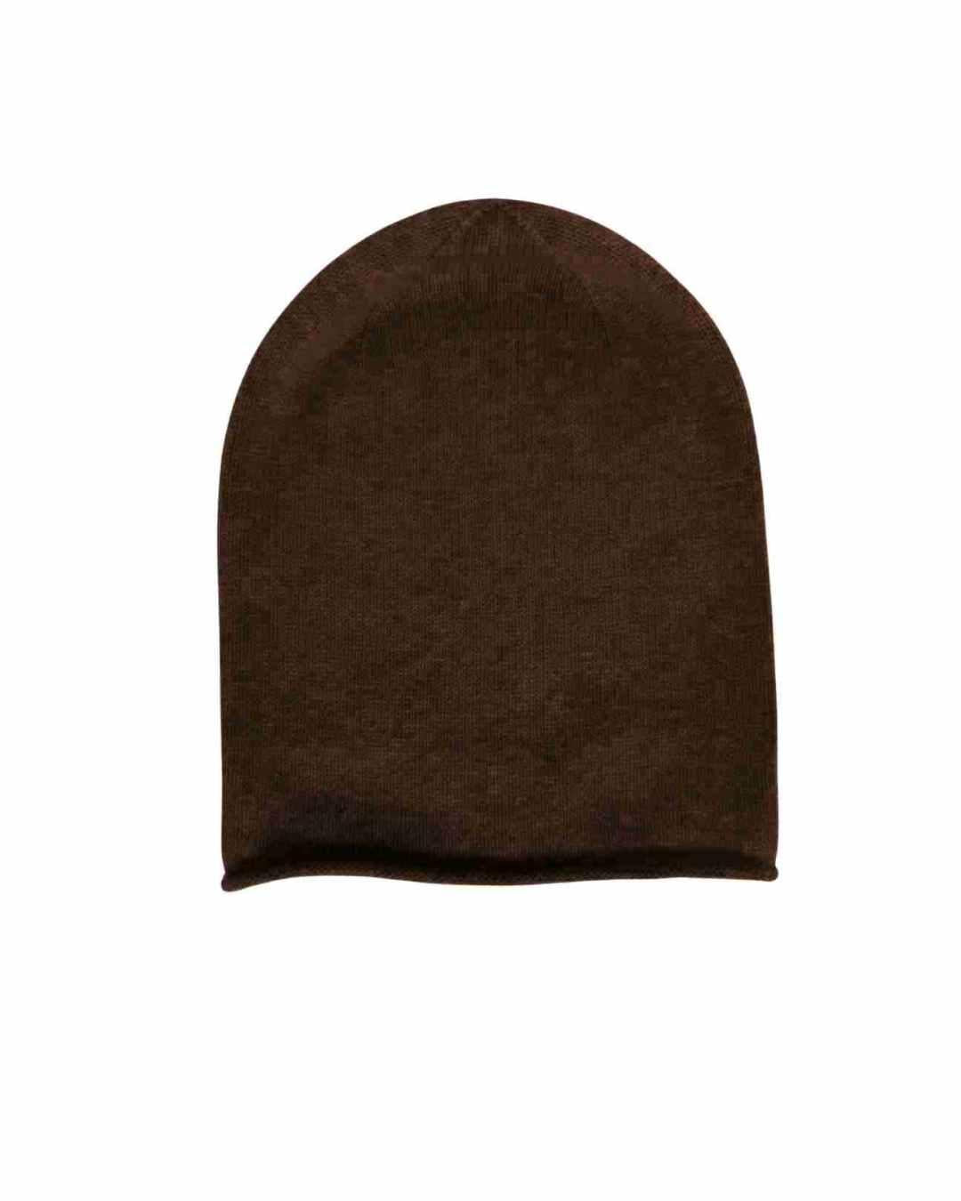 Chocolate Brown cashmere hat