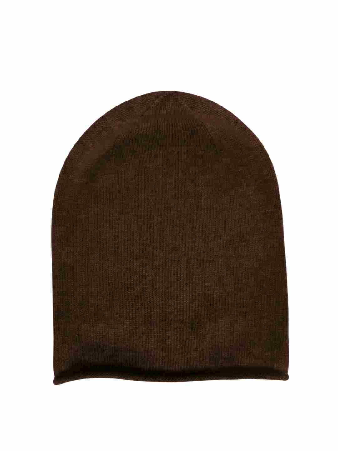 Chocolate Brown cashmere hat