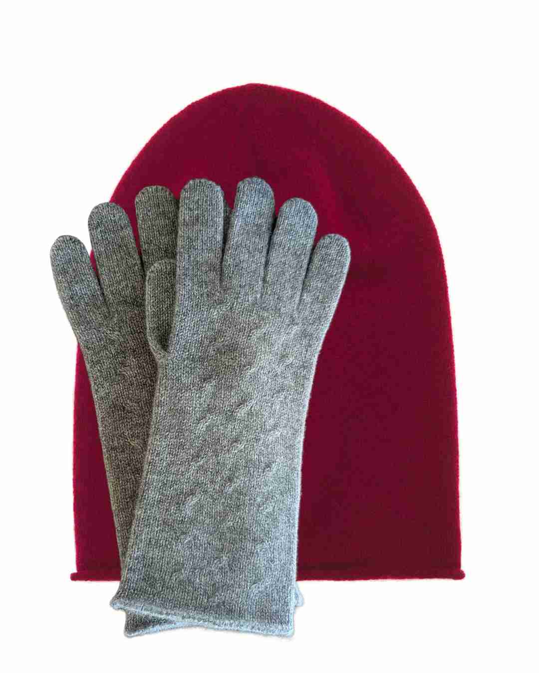 Cashmere Hat & Gloves Gift Set €99