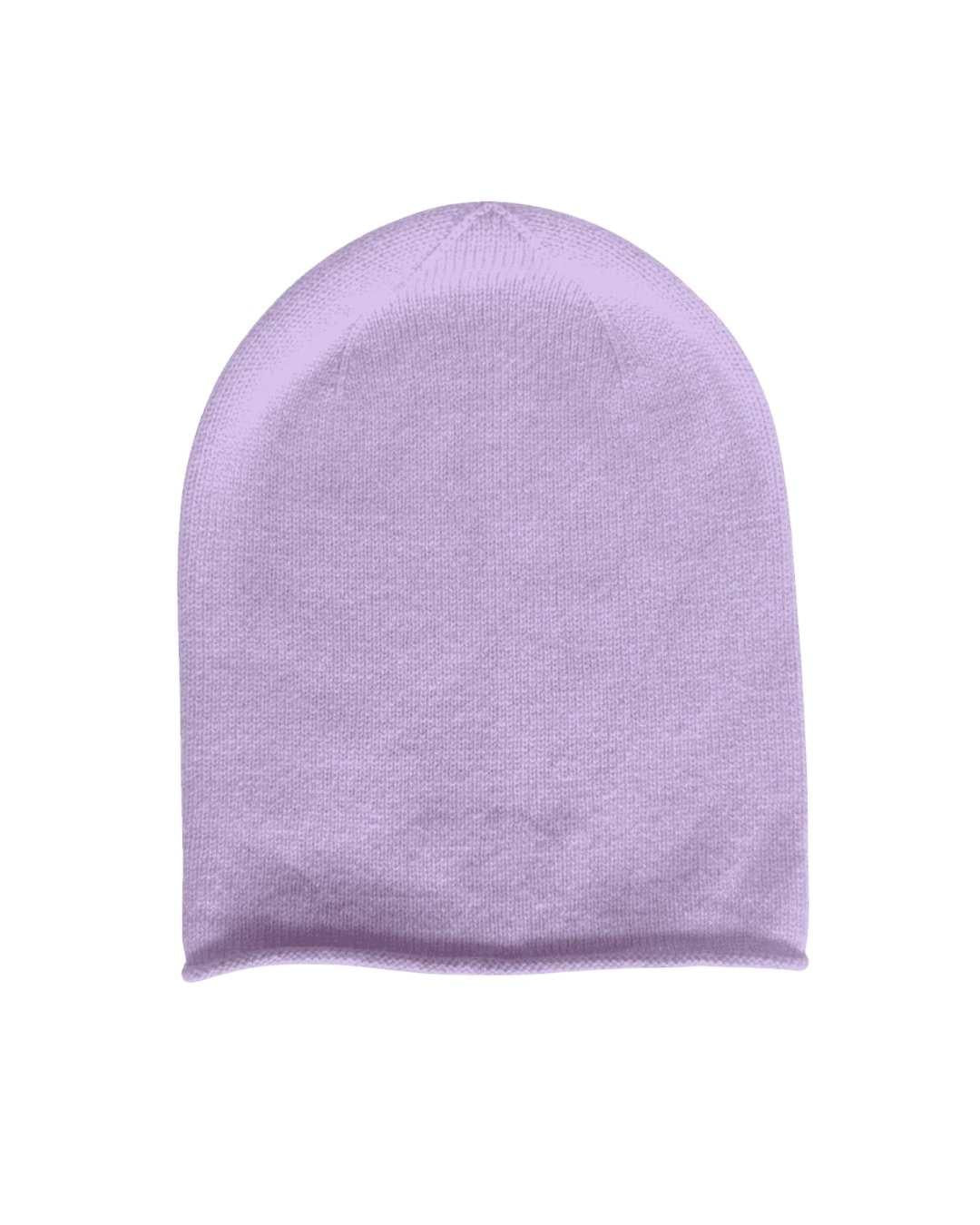 lavender cashmere hat lilac