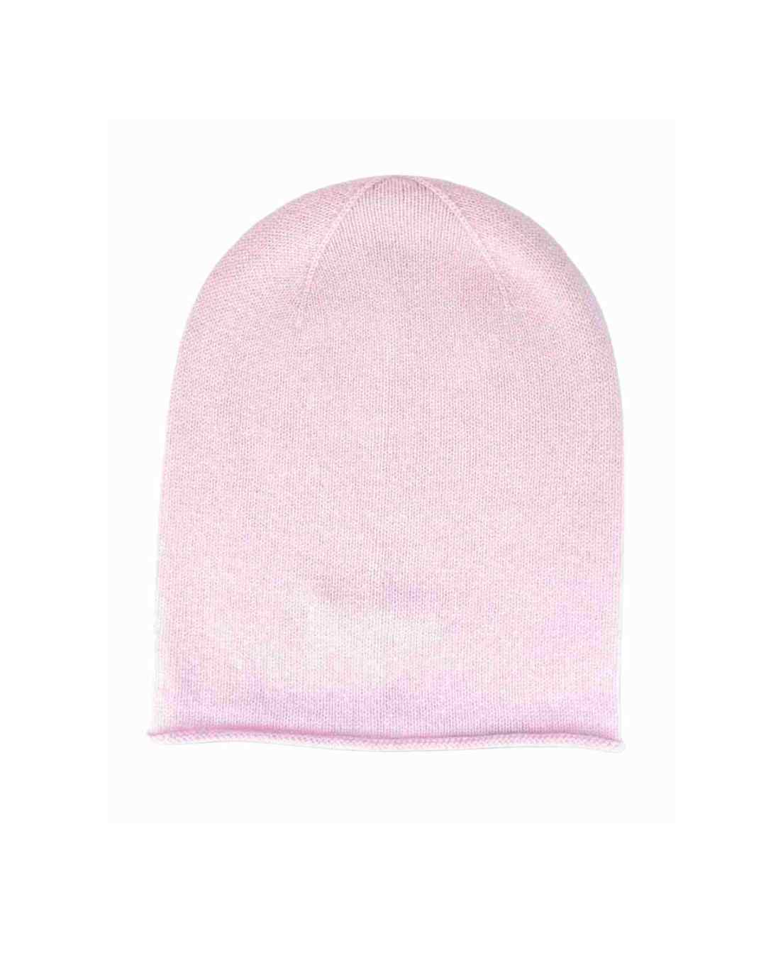 Peony Pink Cashmere beanie