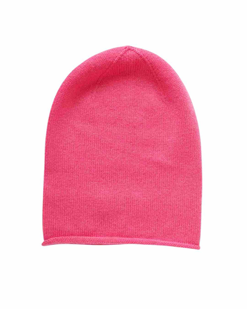 Fuschia Pink Cashmere Hat