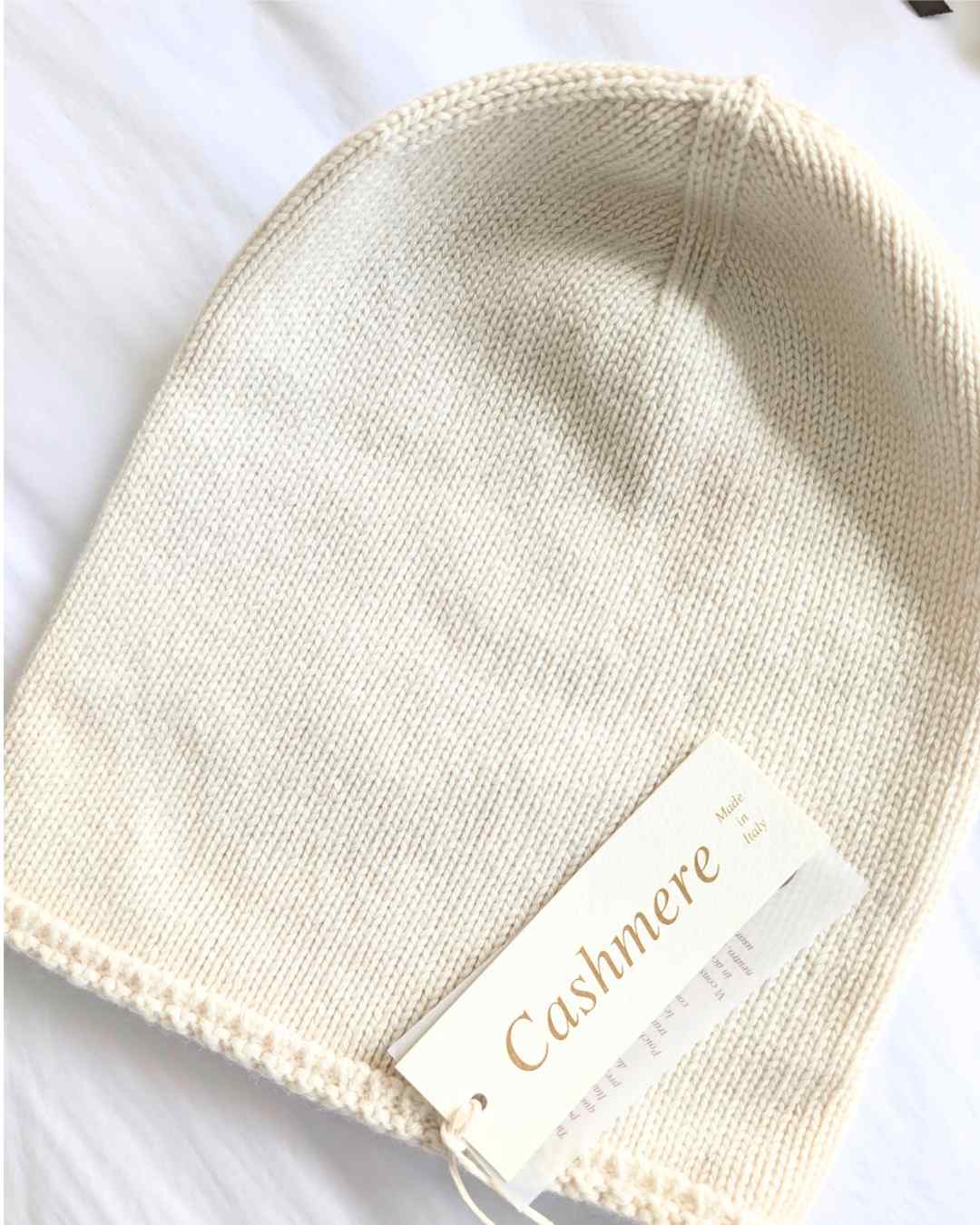 pure cashmere beanie