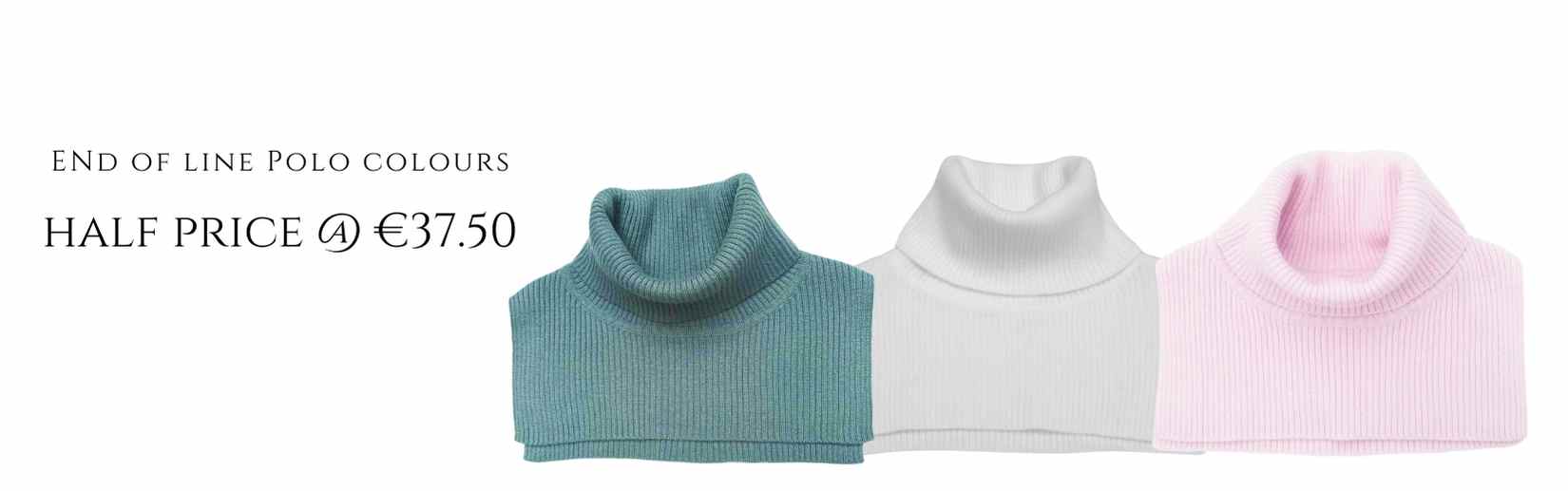 wearwith cashmere polo and roll neck accessory