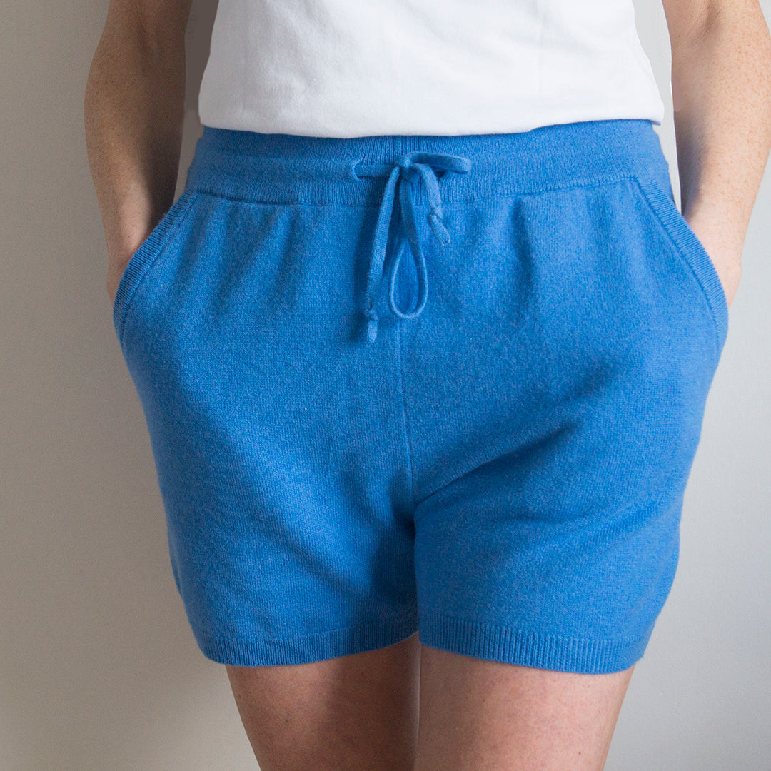cashmere blue shorts loungewear
