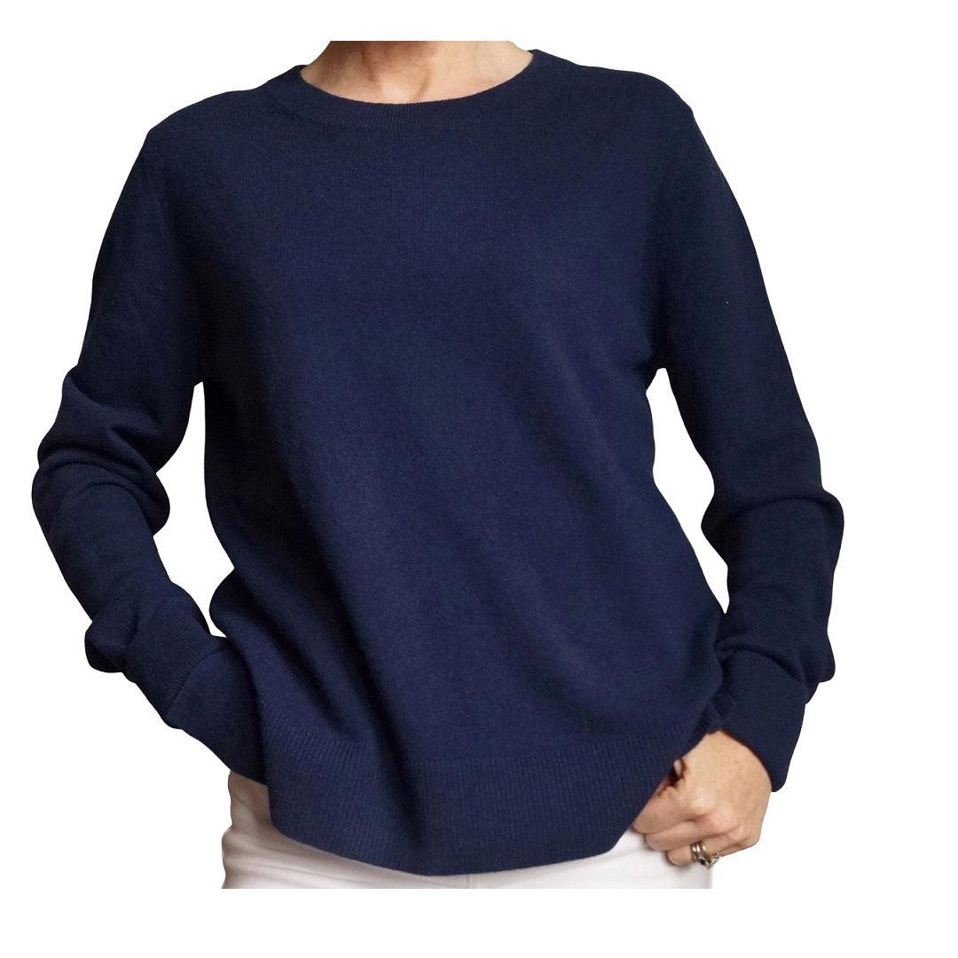 navy cashmere sweater