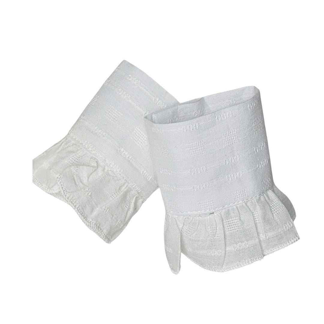 Detachable White Cuffs (pair)