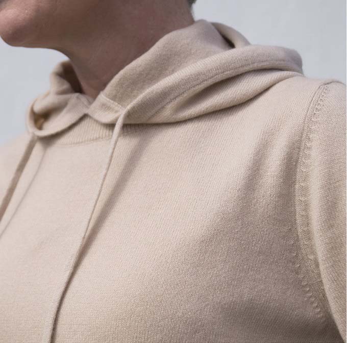 cashmere hoodie accessory