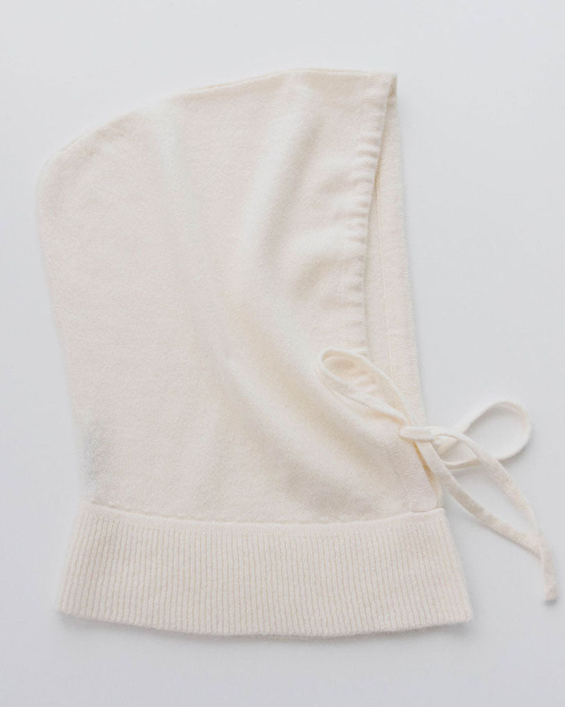 ivory cashmere hoodie sweater