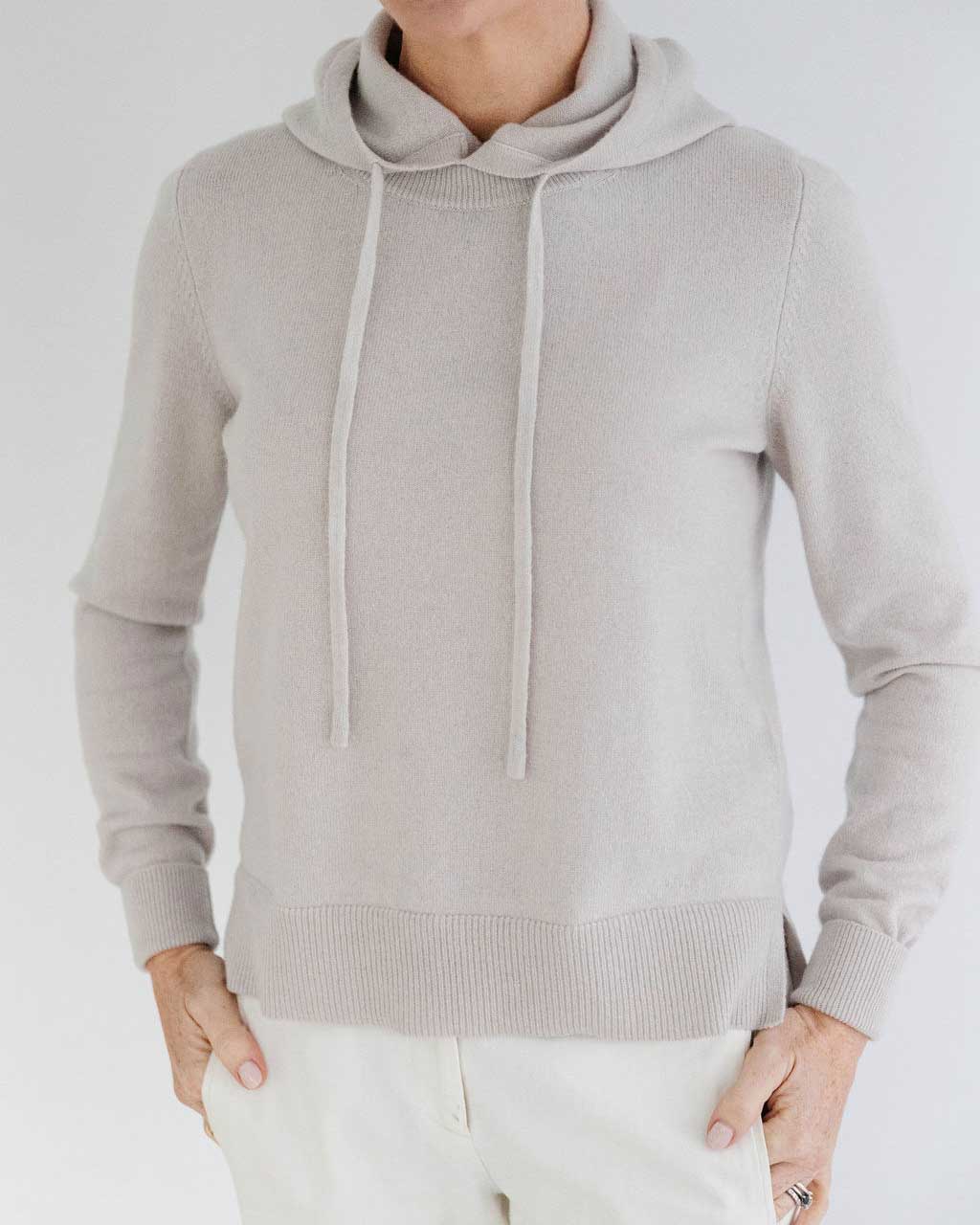 Cashmere hotsell hoodie pullover