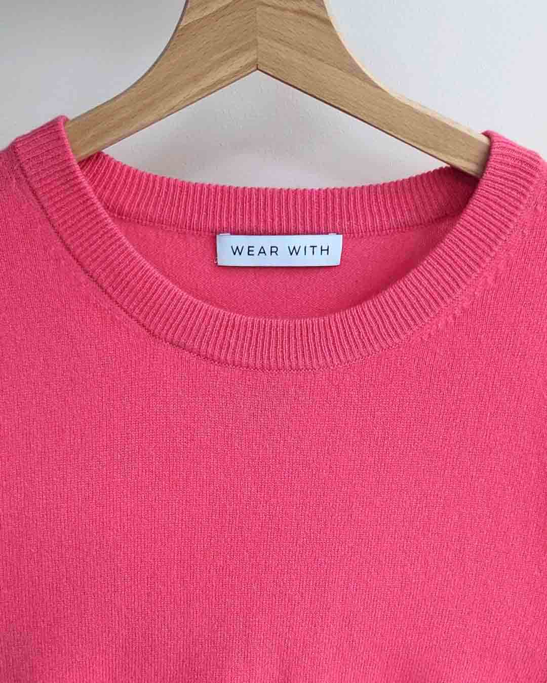 pink cashmere jumpers